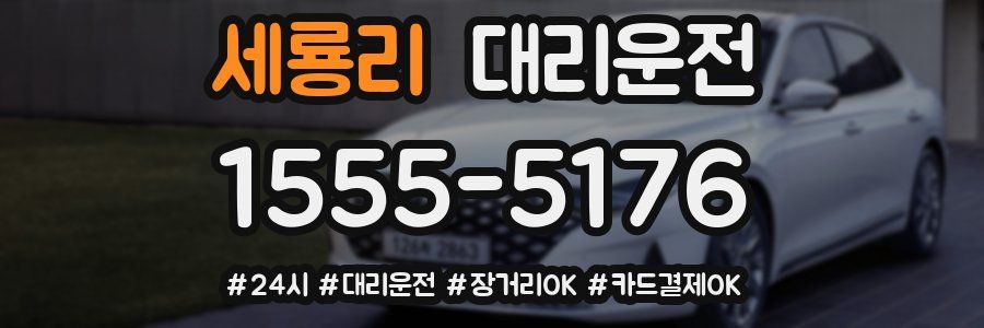 세룡리 대리운전