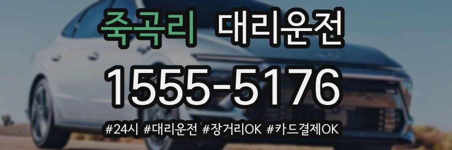 죽곡리 대리운전
