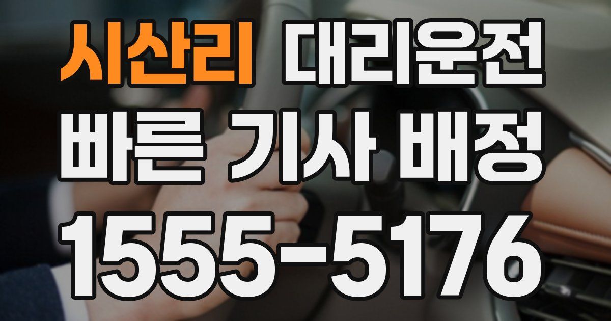 일일대리기사