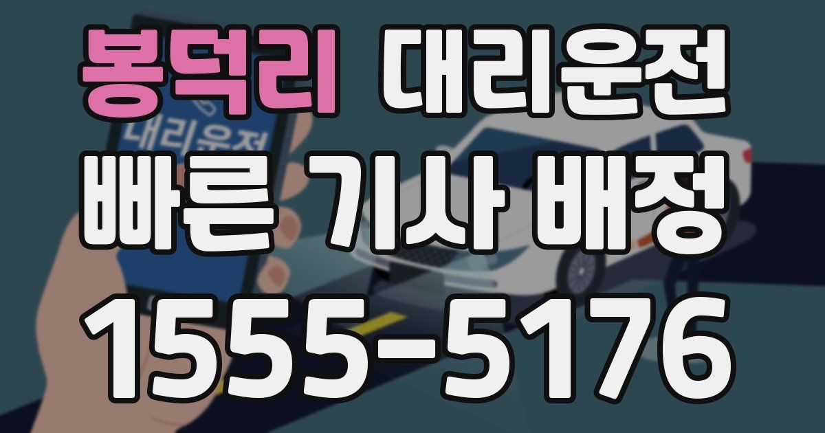 일일대리기사