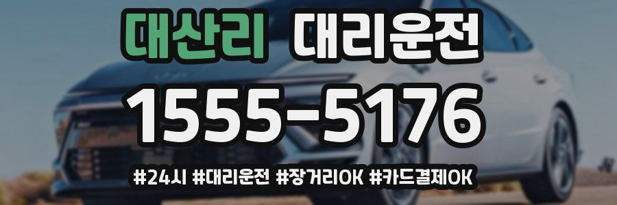 대산리 대리운전