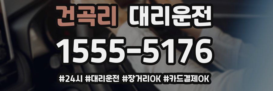 건곡리 대리운전