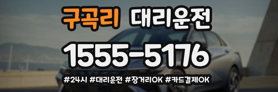 구곡리 대리운전