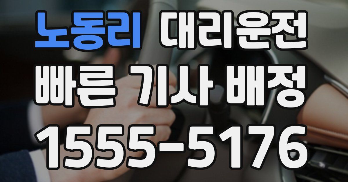 일일대리기사