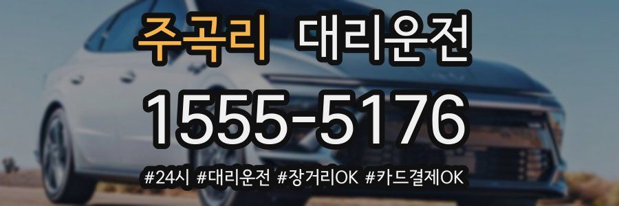 주곡리 대리운전