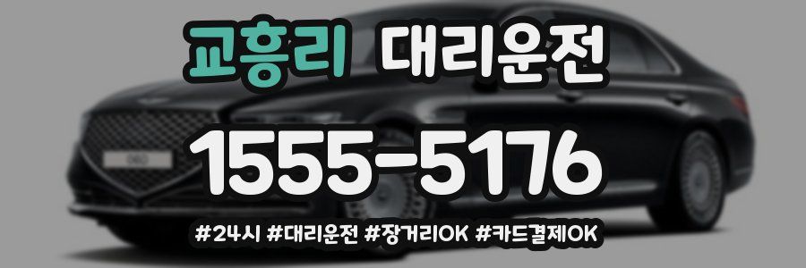 교흥리 대리운전