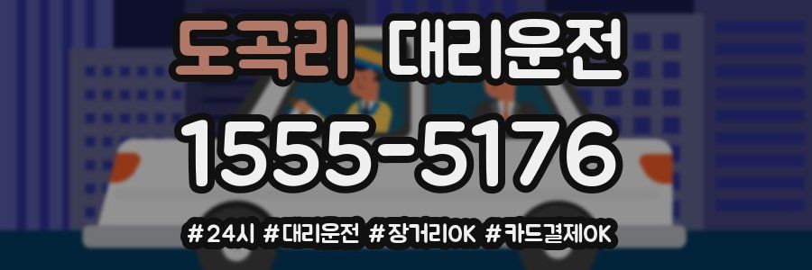 도곡리 대리운전