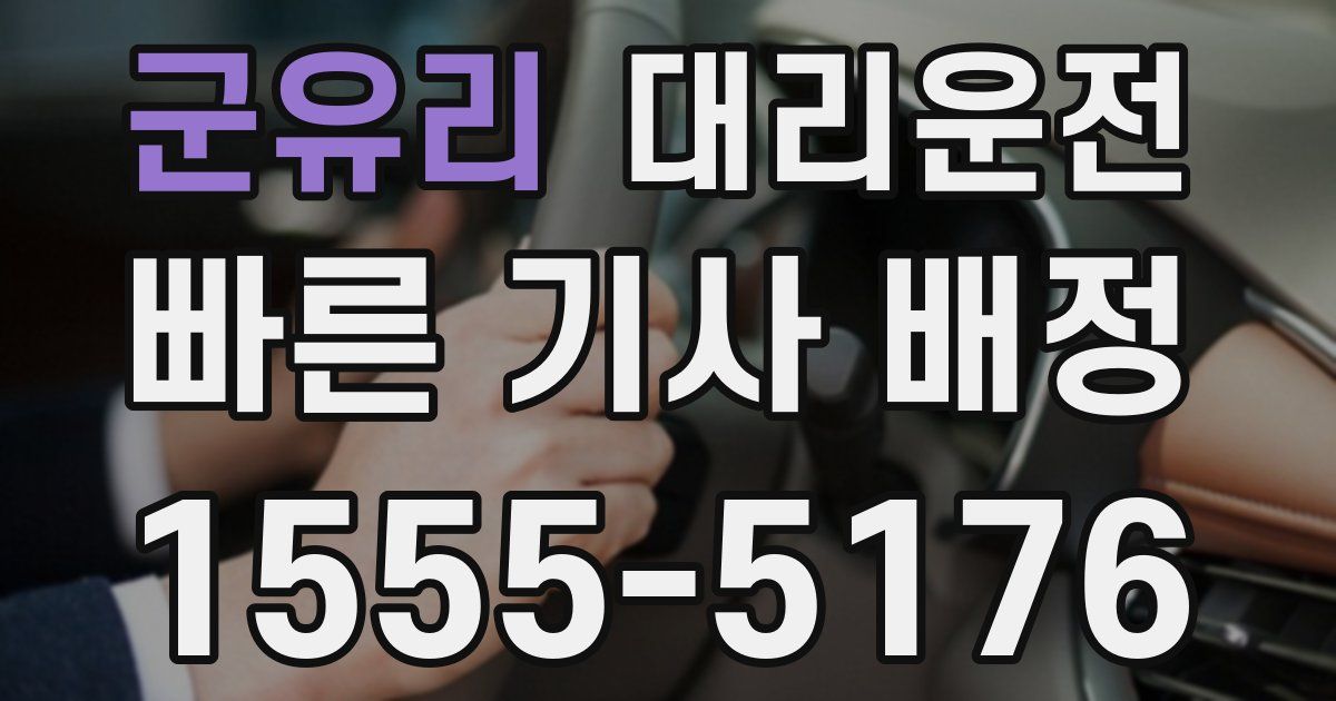 일일대리기사