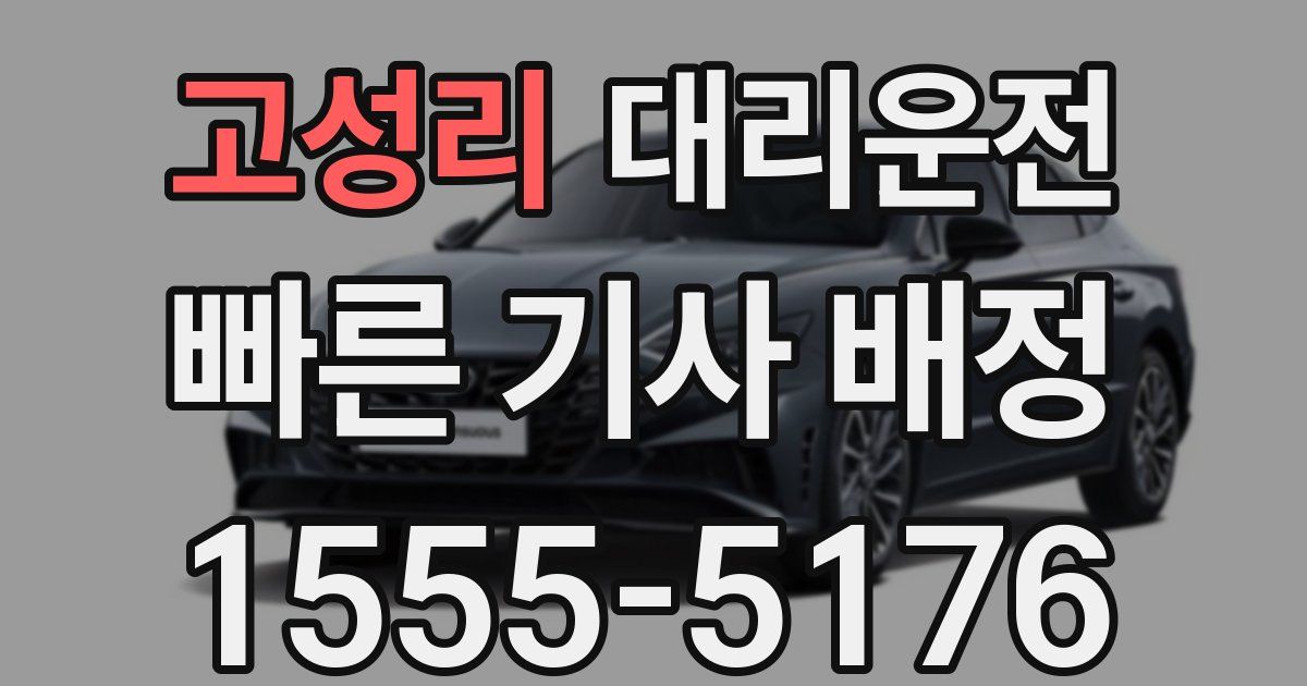 일일대리기사