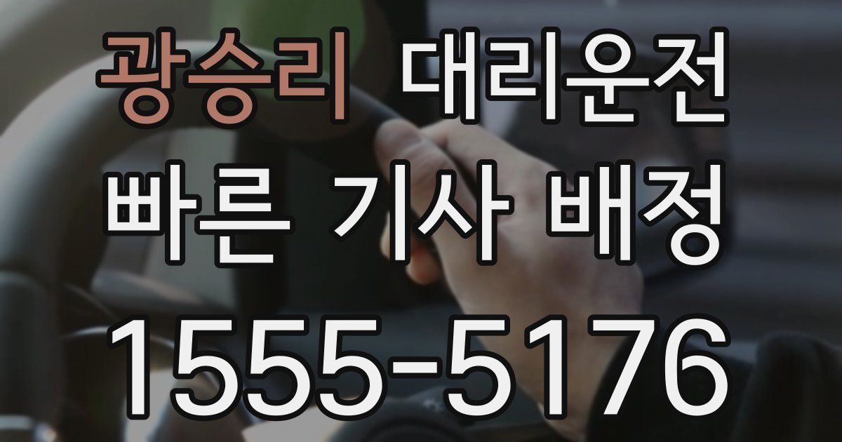 일일대리기사