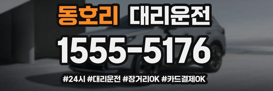 동호리 대리운전