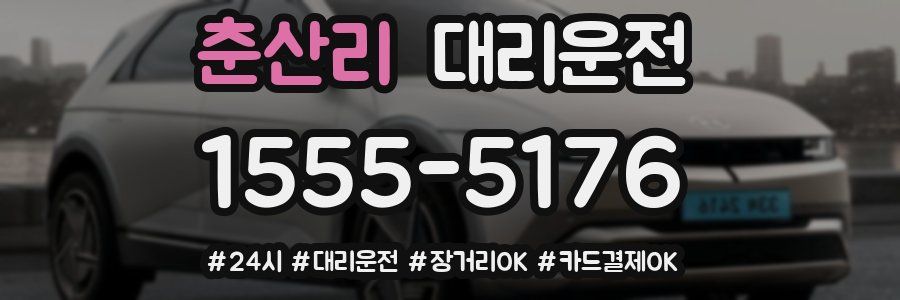 춘산리 대리운전