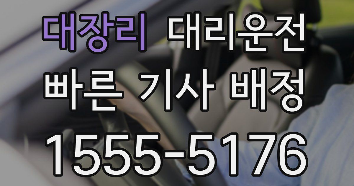 일일대리기사