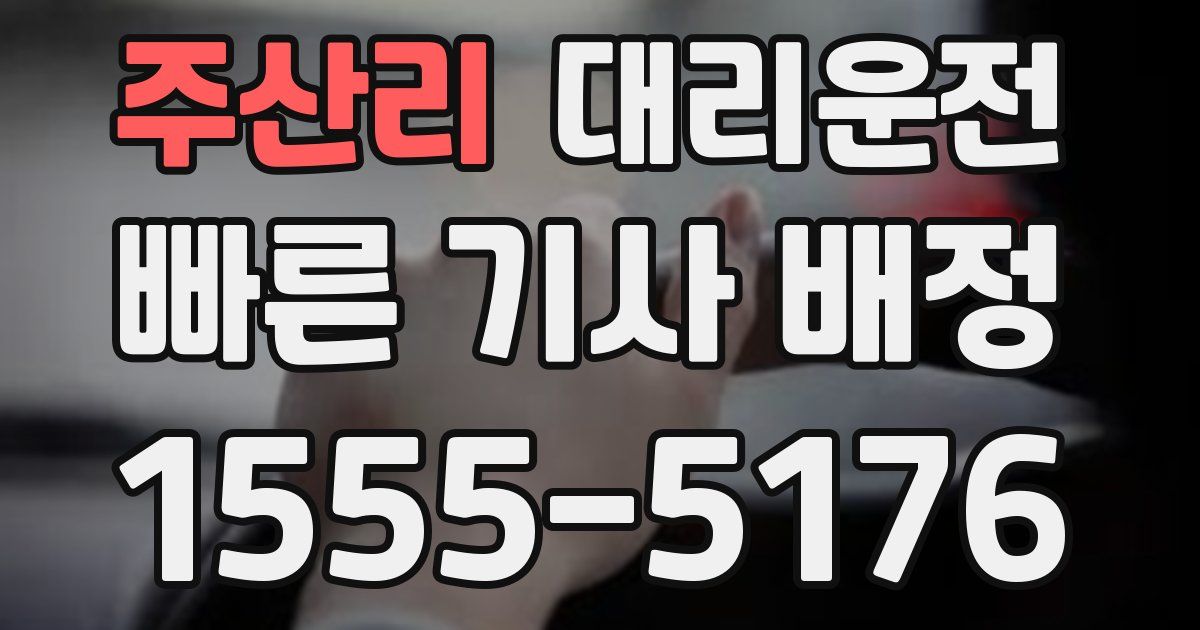 일일대리기사