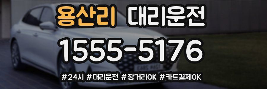 용산리 대리운전