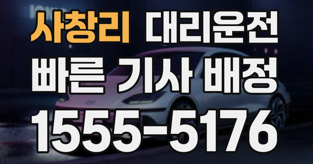일일대리기사