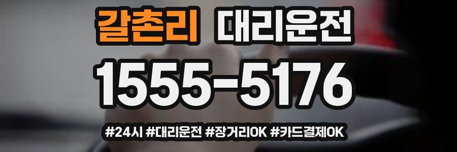 갈촌리 대리운전