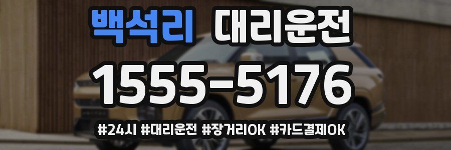 백석리 대리운전