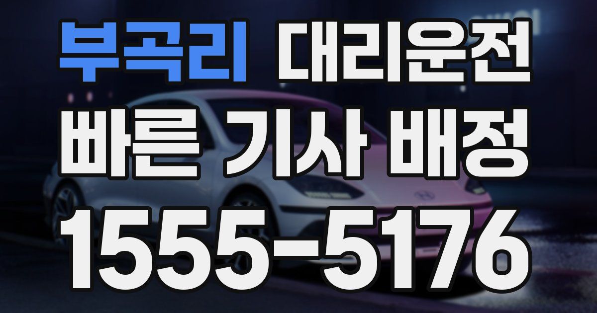 일일대리기사