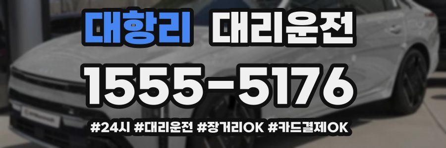 대항리 대리운전