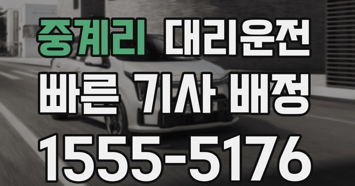 일일대리기사
