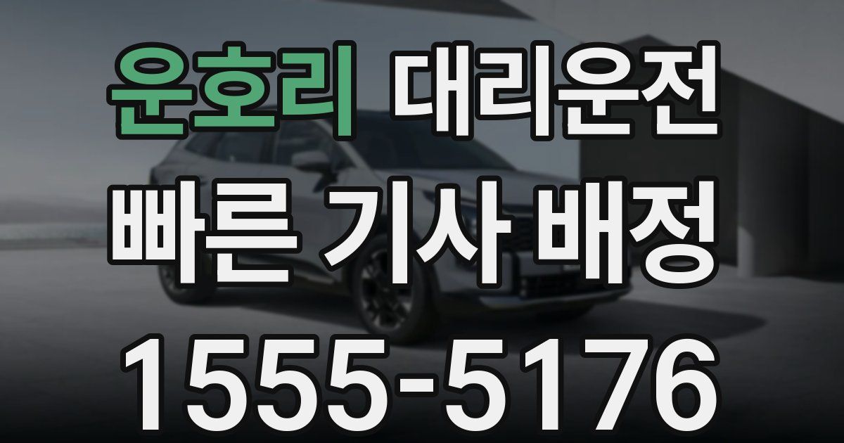 일일대리기사