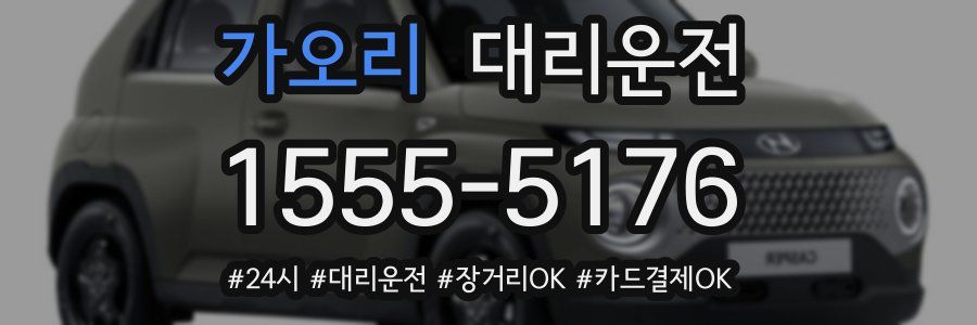 가오리 대리운전