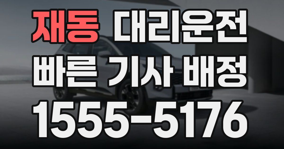 일일대리기사