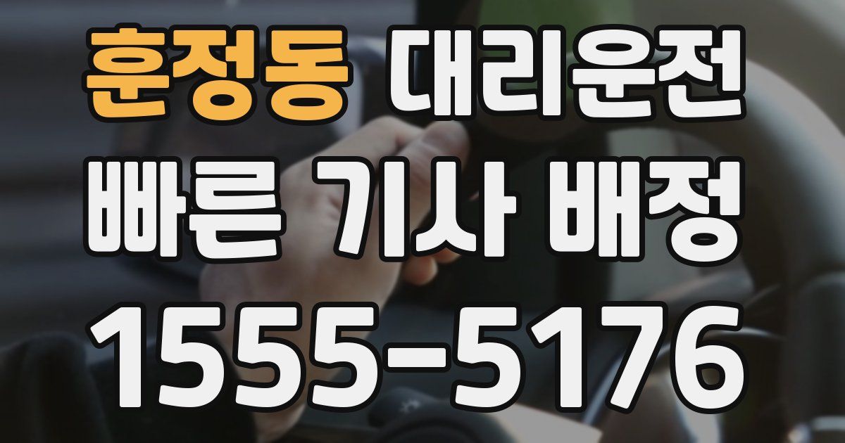 일일대리기사