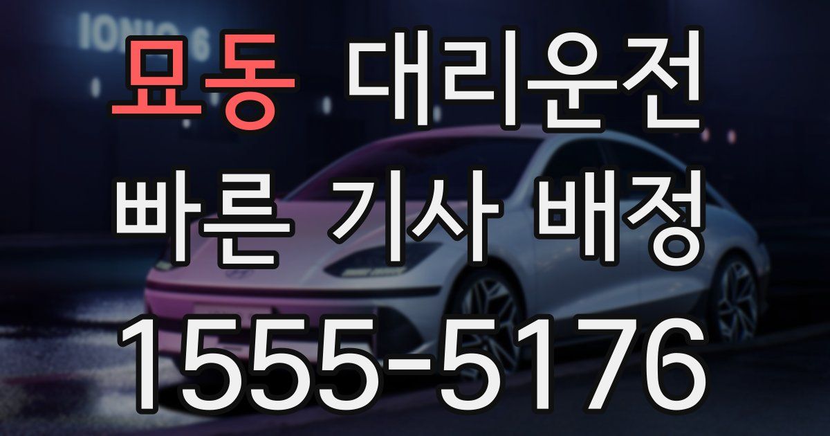 일일대리기사