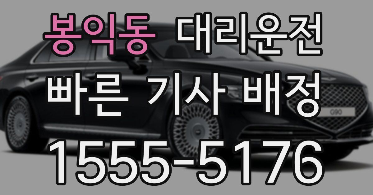 일일대리기사