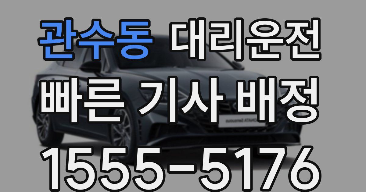 일일대리기사