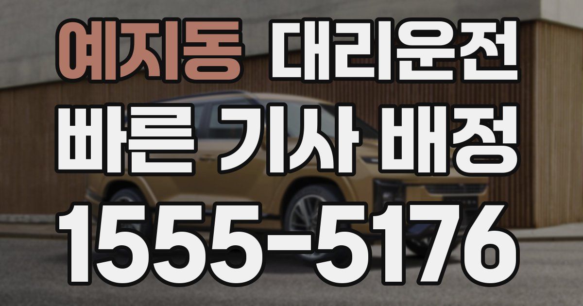 일일대리기사