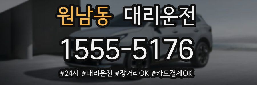원남동 대리운전