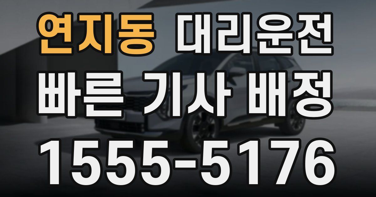 일일대리기사