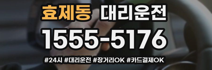 효제동 대리운전