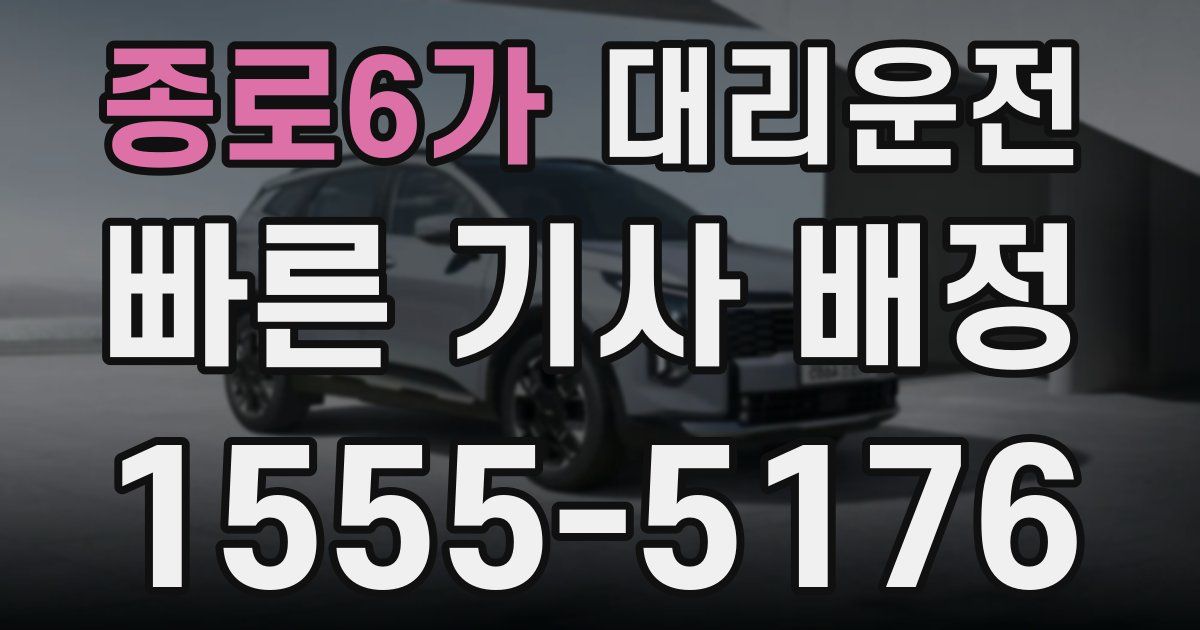 일일대리기사