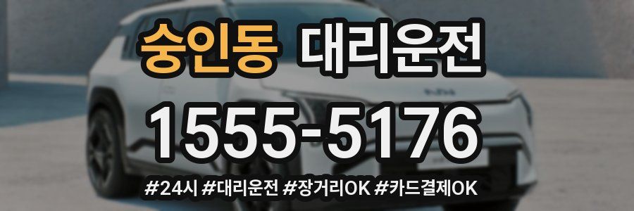 숭인동 대리운전