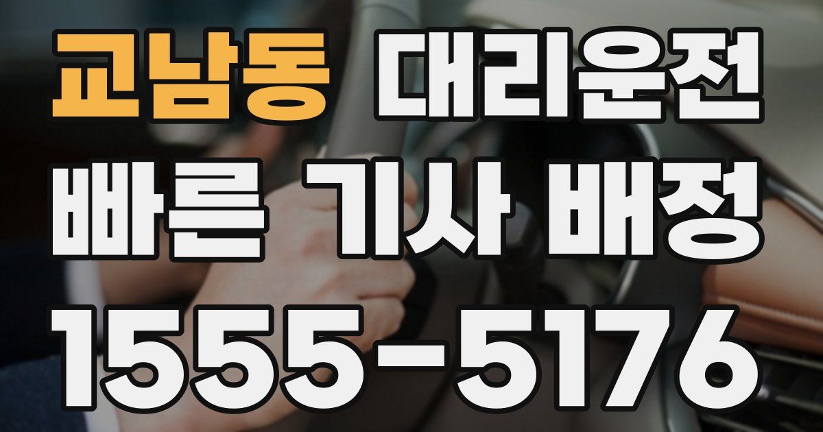 일일대리기사
