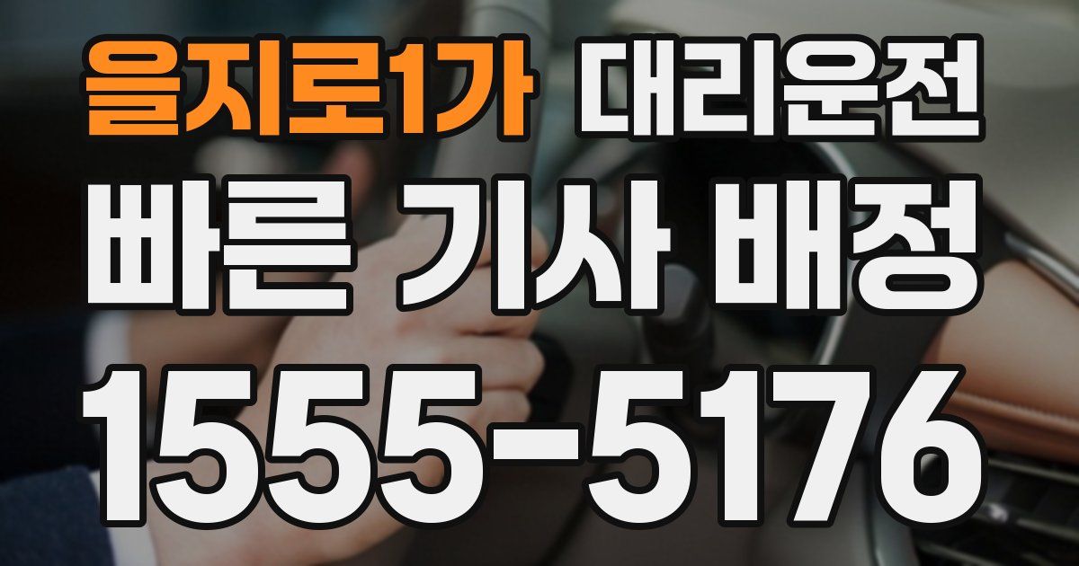 일일대리기사