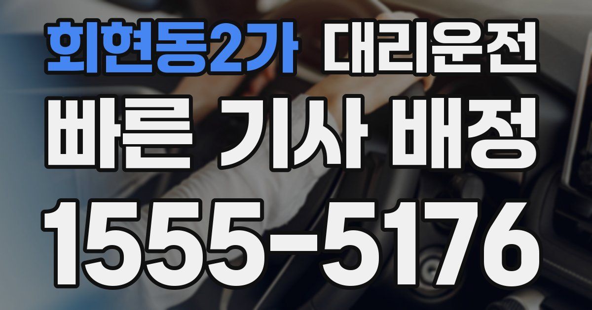 일일대리기사