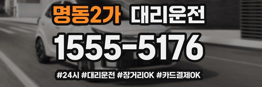 명동2가 대리운전