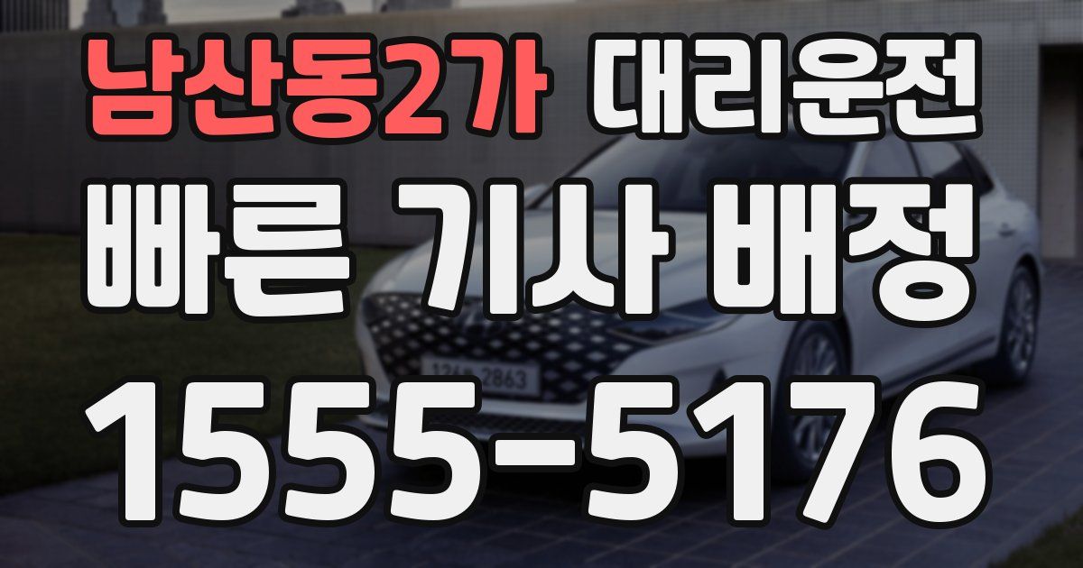 일일대리기사