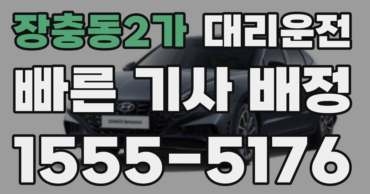 일일대리기사