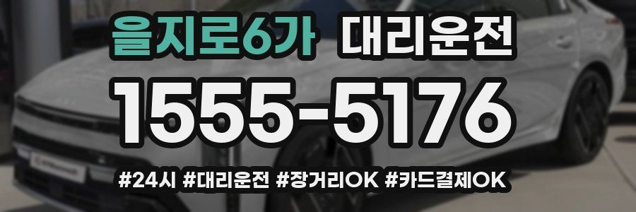 을지로6가 대리운전