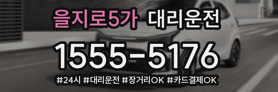 을지로5가 대리운전