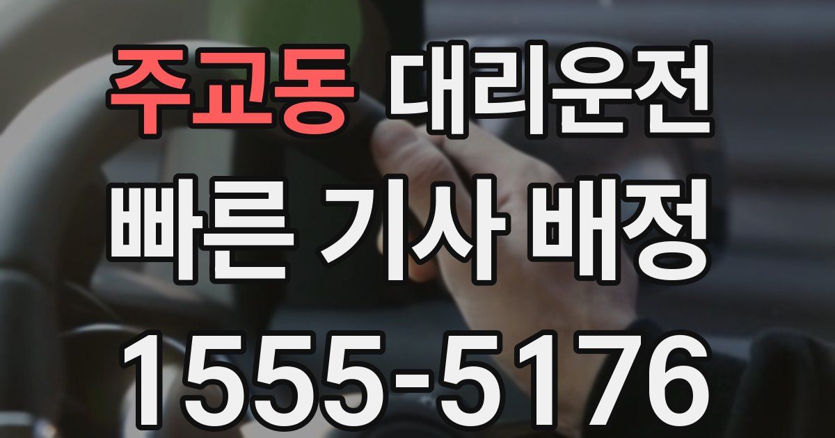 일일대리기사