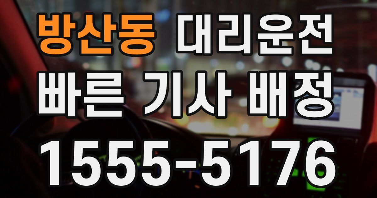 일일대리기사