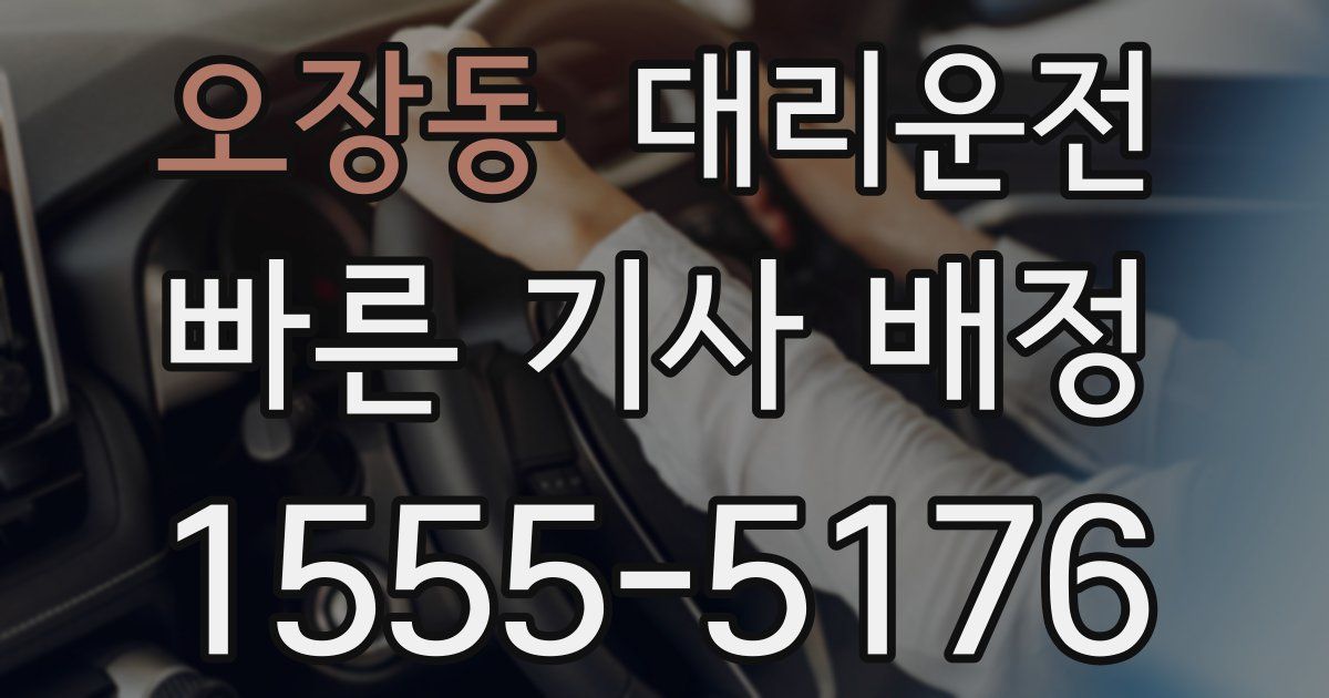 일일대리기사