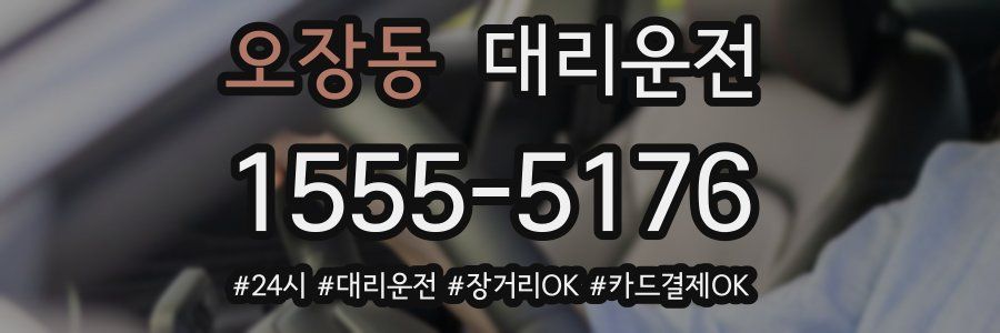 오장동 대리운전